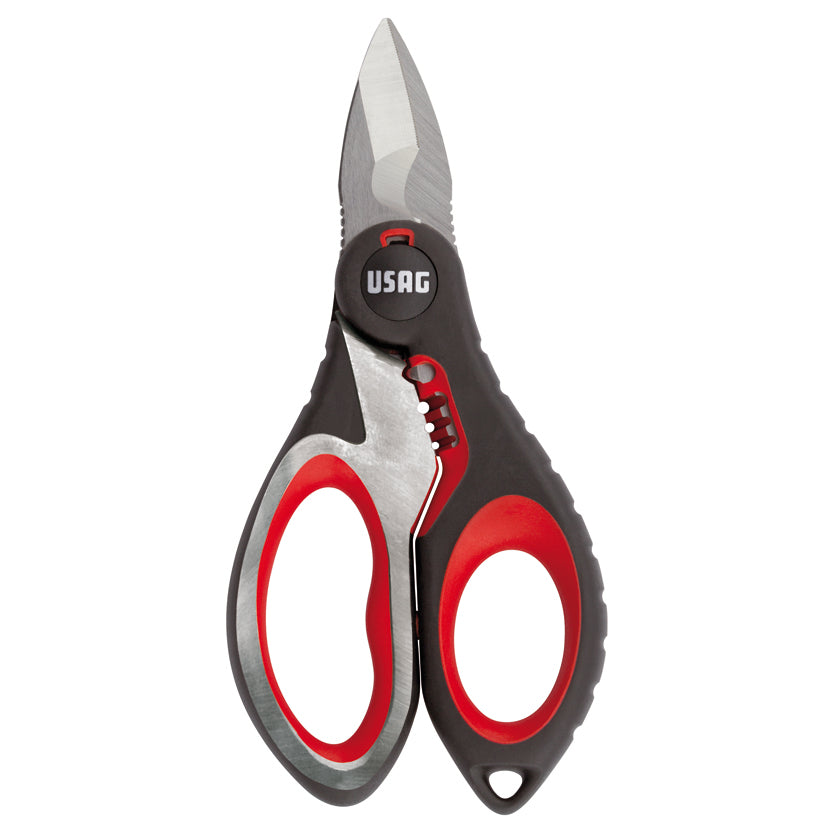207 E - Professional scissors for electricians - integral stainless steel structure - Usag - U02070006 207 E - Professional scissors for electricians - integral stainless steel structure - Usag - U02070006